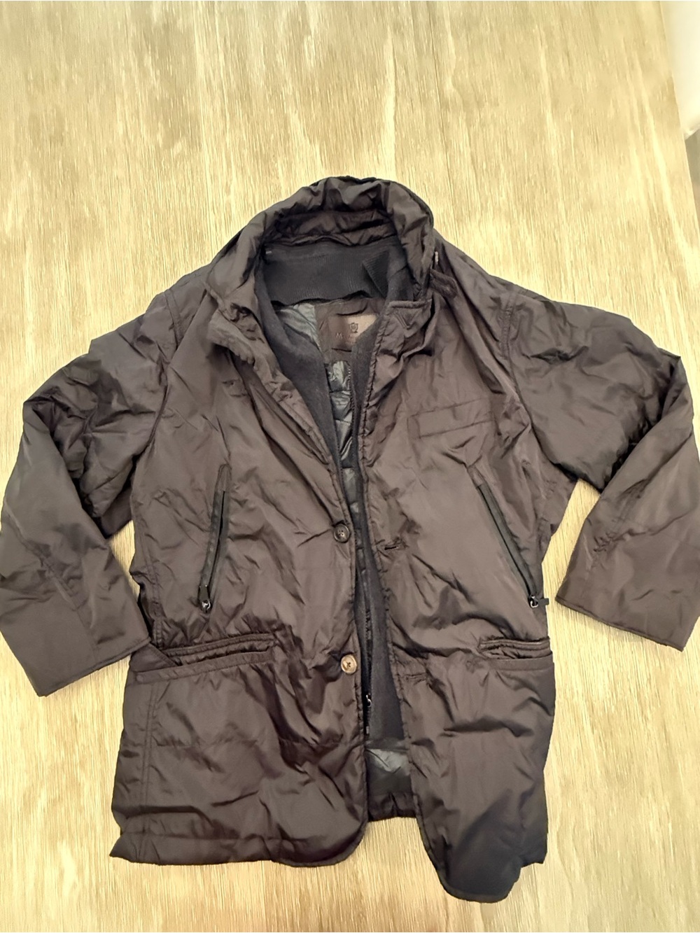 Massimo Dutti Women's Dark Grey Utility Jacket